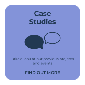 Link to Case Studies - Take a look at our previous projects and events